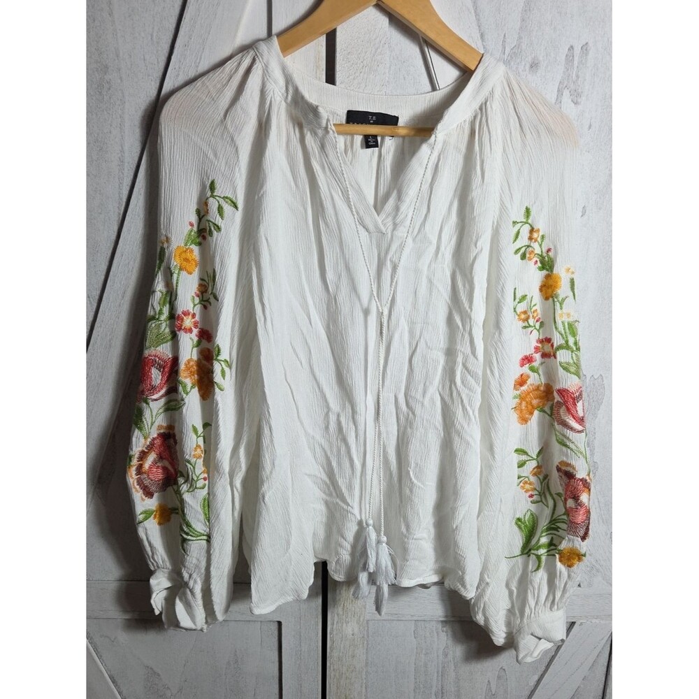 Tracy Evans Embroidered Pirate Top Size L